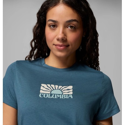 Columbia Ruby Springs Graphic Fitted S/S dámske tričko Everblue