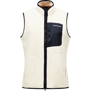 Peak Performance Мъжки поларен елек Peak Performance Naturerush Pile Vest Fleece vest - Sand Fog (032-1698-0212)