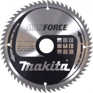 Makita Нож за трион за дърво 190mm 60T B-32390 (B-32390)