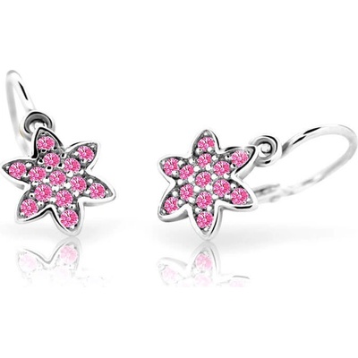 Cutie Jewellery dětské náušnice z bílého zlata C2206-10-X-2 bílá