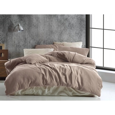 Brotex Mušelínové obliečky béžové 140x220 70x90