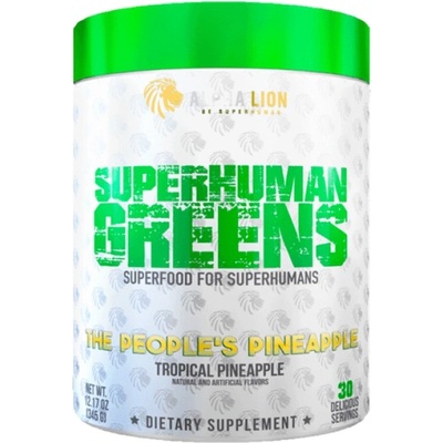 Alpha Lion Superhuman Greens | with Superfoods, Fruits & Vegetables [345 грама] Ананас