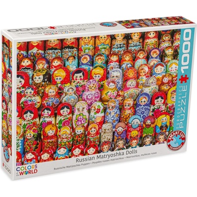 EUROGRAPHICS Пъзел Eurographics от 1000 части - Руски матрьошки (60005420)