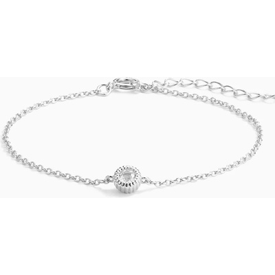 DELIS Сребърна гривна, jw1088, модел с цирконий, с родиево покритие (jw1088)