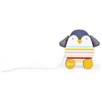 Image 1 of Classic World - Дървена играчка за дърпане - Пингвинче (5020)