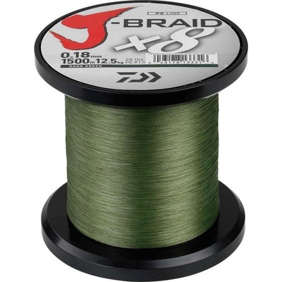 Daiwa J-Braid X8 dark green 1m 0,51mm 56kg
