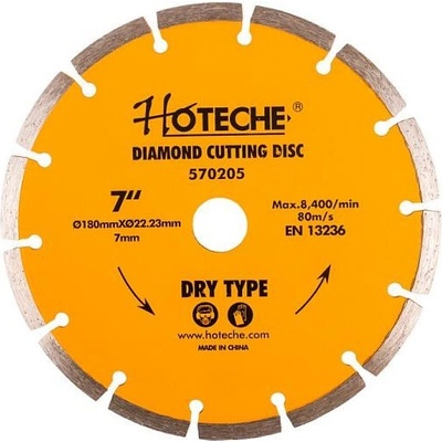 Hoteche Diamantový řezný kotouč 180 mm HT570205