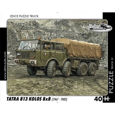 RETRO-AUTA TRUCK č.21 Tatra 813 Kolos 8x8 1967-1982 40 dielov