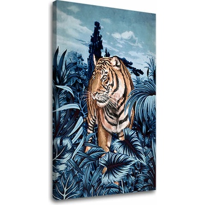 Obraz na plátne TIGER V PRÍRODE 001 - 40x60 cm