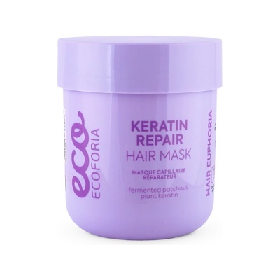 Ecoforia Възстановяваща маска с кератин ecoforia keratin repair hair mask 200мл (4745010333095)