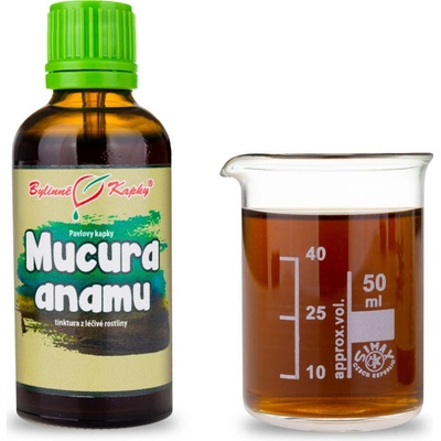 Bylinné kapky Mucura / anamu bylinné kvapky tinktúra 50 ml