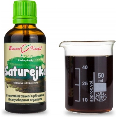 Bylinné kapky Saturejka nať tinktura 50 ml