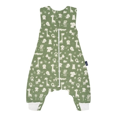 Alvi Sleep Overall Thermo Granite Animals žula zelená bílá