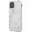 GUESS Marble Case - дизайнерски кейс с висока защита за iPhone 12, iPhone 12 Pro (бял)