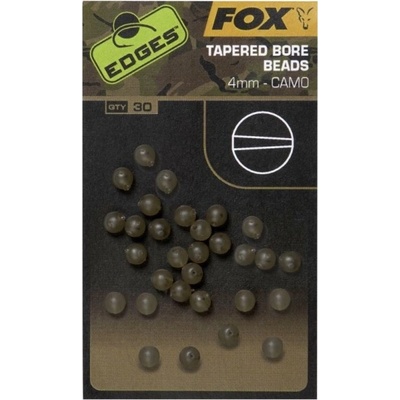 Fox Korálky Edges Camo Tapered Bore Bead 4mm 30ks