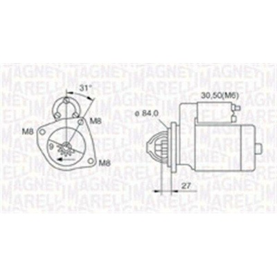 Startér MAGNETI MARELLI MQS1203