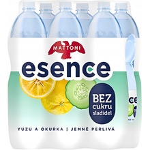 Mattoni Esence perlivá minerální voda yuzu a okurka 6 x 1,5 l