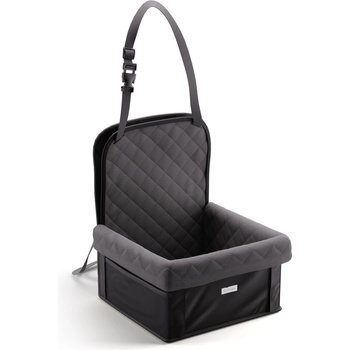 Image 1 of Rocky, седалка за кола за кучета, полиестер, предпазен колан, сгъваема, гъвкава (CPSC-F31-dark grey) (CPSC-F31-dark grey)