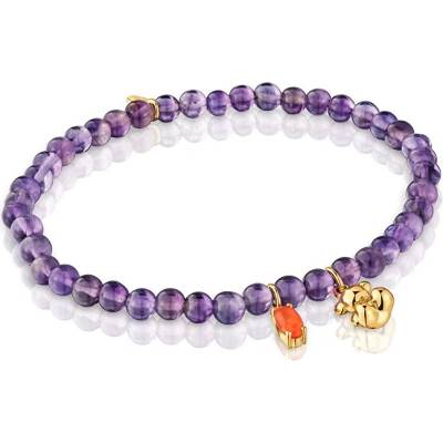 Tous Fashion dámsky náramok z ametystu Bold Bear 1004024800