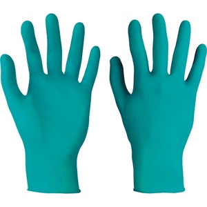 CERVA Ansell touch n tuff 92-600 / Нитрилни ръкавици за еднократна употреба (100 броя/опаковка) - зелени 10 (0109002199100)