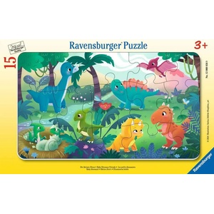 Ravensburger - Puzzle Baby Dinosaur Friends - 1 - 39 piese