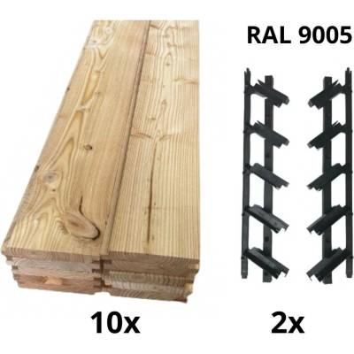 Samkit SET black Rozměr:: 1300*1500 mm, Velikost balení: 15 ks
