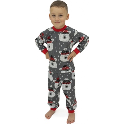 Esito Christmas bear šedá