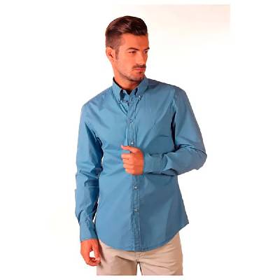 Риза с дълъг ръкав Nautica N31AMWOV300S long sleeve shirt - Blue (Blue)