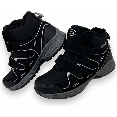 Sente chlapecké softchellové zimní boty černé