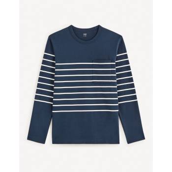 Celio Синя мъжка тениска на райета Celio Veboxmlr Celio | Sin | МЪЖЕ | S