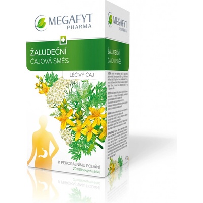 Megafyt čajová zmes ŽALÚDOČNÁ 20 x 1,5 g