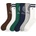 Ralph Lauren Чорапи Polo Ralph Lauren 6 Pack Crest Crew Socks - Br/Wh/Gn/Nv/Gy