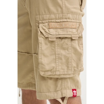 Alpha Industries Памучен къс панталон Alpha Industries Alpha Industries Jet Short 191200 159 в бежово (191200.159)