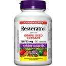 Webber Naturals Resveratrol Extrakt z hroznových jadierok 90 kapsúl