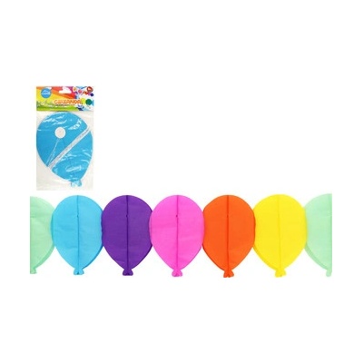 Girlanda 4m papírová 9016 balonky Luma Luma trading – Zboží Dáma