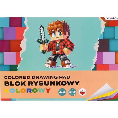 Starpak Blok kresliaci Pixel farebný A4
