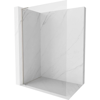 Mexen Kioto-X L Стена за душ Walk-in 90 x 200 см, прозрачна 10 мм, матиран никел - 800-090-107-97-00-X (800-090-107-97-00-X)