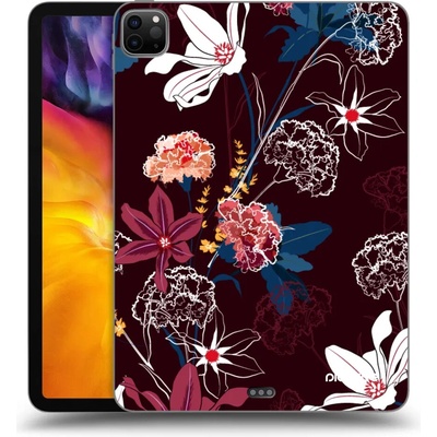 Picasee silikónový čierny obal Apple iPad 11 2022 M2 4.generace Dark Meadow