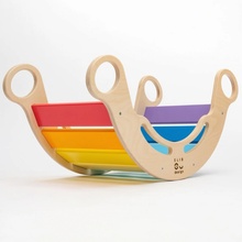 Montessori ELIS DESIGN duhová houpačka 5in1 fresh
