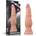 Lovetoy Dual Layered Platinum Silicone Nature Cock 9.5" Flesh