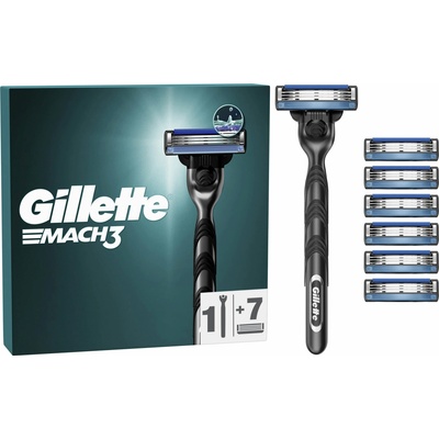 Gillette Mach3 + 7 ks hlavic