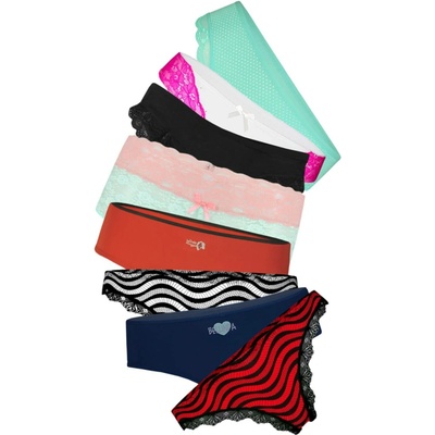 HD Fashion Mix dámske nohavičky 3 pack viacfarebná