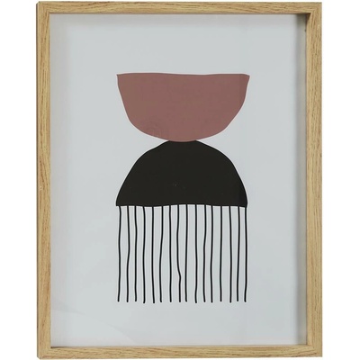 Dekorativní obraz Art-deco Intesi 60x45 cm do obýváku v dřevěném rámu MDF