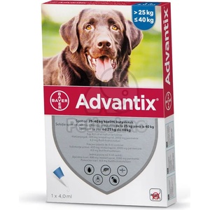 Advantix Spot On за кучета за ветеринарни цели за кучета над 25 кг - petissimo - 101,49 лв