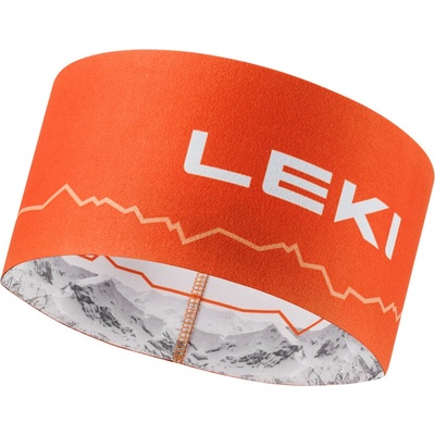 Leki XC Headband white-orange