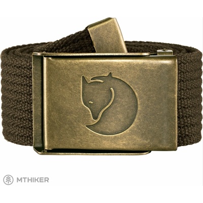 Fjällräven pásek Travel Canvas Brass Belt Dark Olive