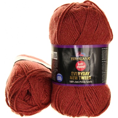 Himalaya New Tweed 75114 rezavohnědá