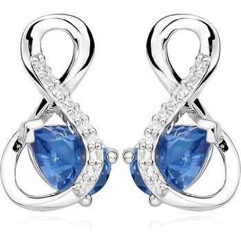 Silver Cat s modrým spinelem a zirkony SC412