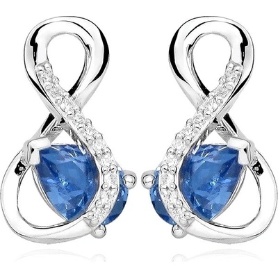 Silver Cat s modrým spinelem a zirkony SC412