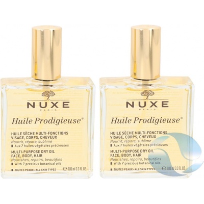 NUXE Multifunkčný suchý olej Huile Prodigieuse 2 x 100 ml Darčeková sada